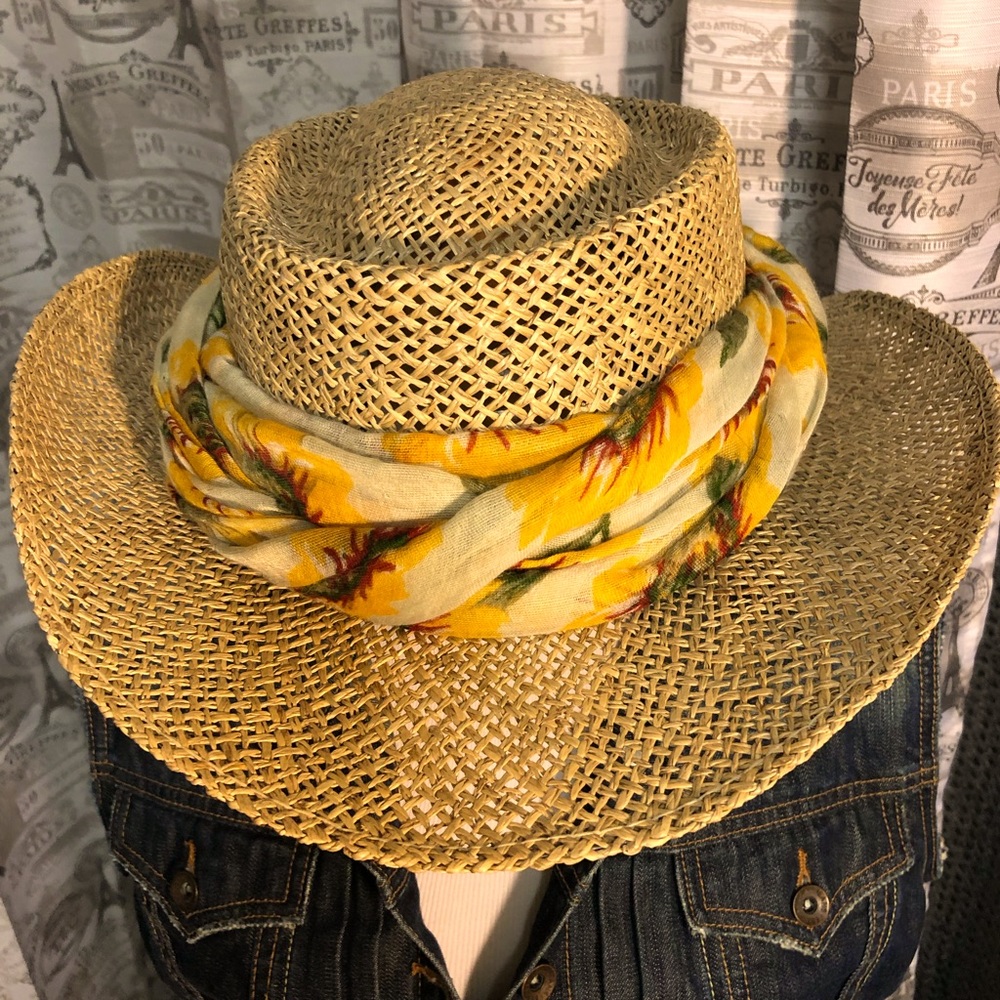Western Hat & Scarf Set